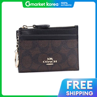Coach | Luxury Coach Leather Signature Card Wallet Coin Purse