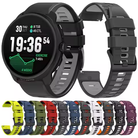 Silicone Strap For SUUNTO Race 2/S Wristband Bracelet For SUUNTO Ocean/VERTICAL/5 PEAK/9 PEAK PRO DL