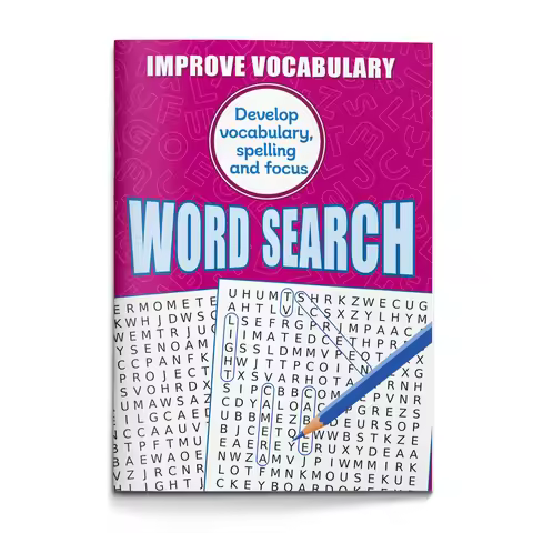 Word Search for Kids – Fun Puzzle Book to Boost Vocabulary and Focus Skills