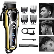 Kemei KM-1990 Electric Hair Clipper for Men Professional LED Display Hair Clippers Wireless Hair Cut