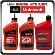 Ford Ranger XLT T6 , T7 Auto Gear Transmision Fluid , Transfer case , Axle Lubricant Oil Motocraft *