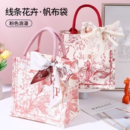 High-End Wedding Souvenir Bag Female Bridesmaid Return Gift Practical Handbag Gift Box Guest High-En