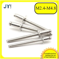 304 stainless steel countersunk all-steel blind rivet round head open type pull nail countersunk hea
