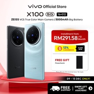 New Launch vivo X100 5G MediaTek Dimensity 9300, 16+16GB Extended RAM+512GB ROM, ZEISS Telephoto