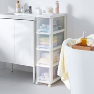 日本天馬 四層隙縫收納抽屜櫃附輪(4大抽)