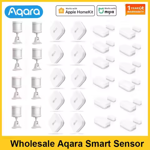 Aqara Temperature Sensor Aqara Motion Sensor ZigBee Door Smoke Sensor Smart Home Work With Mi Home A