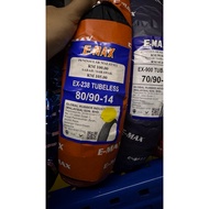 Emax Motorcycle Tubeless Tyre EX238 EMAX Motor Tube Less Tayar 80/90-14