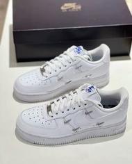 🎇原裝正貨Nike Air Force 1 07 LX"Chrome Luxe" 四鈎 低幫板鞋 女款 白藍