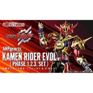 全新啡盒未開 魂 限定 S.H.Figuarts SHF 幪面超人 KAMEN RIDER EVOL (PHASE 1. 2. 3. SET) masked rider build