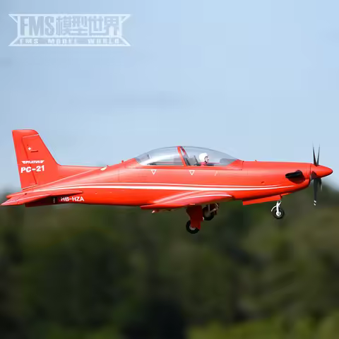 FMS 1100mm PC-21 Pilatus Electric Airplane Model Outdoor Assembled Rechargeable Remote-Controlled Fi