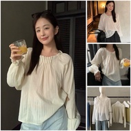 [Im.Cloud] Babydoll Design Chiffon Shirt CC KITTIN 710