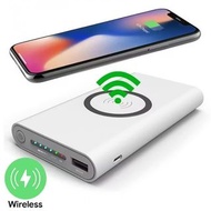 10000mAh Qi無線充電行動電源配備Type-C 和 Micro USB充電接口 sysckp 10000mAh Qi Wireless Charging Powerbank with Both