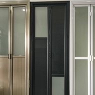 Pintu Lipat Kamar Mandi - Bifold AX-TF008AX-TF 008A - Hitam