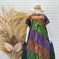 Daster murah kekinian - motif pelangi - busui - rayon premium - jumbo - daster murah - promo - daste