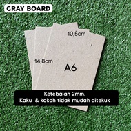 A6 GRAY BOARD CARDBOARD BOARD PACKING