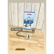 Flexible stainless steel gooseneck faucet BU 303 SOLIGEN