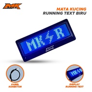 MATA MK Racing Cat Eye Reflector Running Text Led Running Text