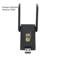 DG76211 Wifi6加藍牙5.0無綫雙頻USB網卡600M外置雙天線無線網卡網絡卡WIFI訊號接收器藍牙訊號接收器適用於Windows 10/11