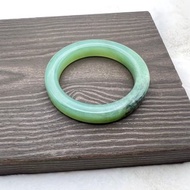 天然花玉老藍水玉鐲手鐲/適49.50.51圈口/方鐲/女兒鐲/質地細/SS