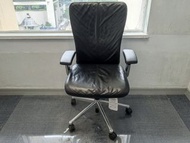 Haworth/海沃氏Zody真皮转椅办公椅黑色