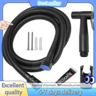 E7G-Black Handheld Toilet Sprayer Stainless Steel Bathroom Bidet Sprayer Set with Hose for Shower Sprayer Wall or Toilet