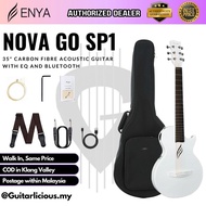 Enya Nova Go SP1 Carbon Fiber Acoustic-Electric Guitar with EQ Travel Size - White ( NovaGo-SP1 / No
