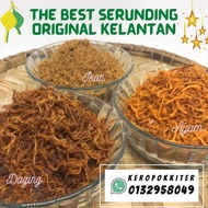 Serunding Daging Ayam Ikan Kg Laut Kelantan 100-500g