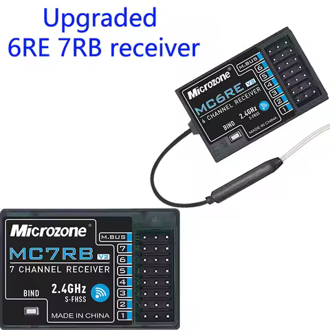 New Microzone Mc6re Mc7rb Receiver 6ch Mc8re 8ch For Mc6c Mc8b Controller Transmitter Rc Airplane Dr