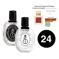 [30ML] ST24 SCENTELLE EAU DE PARFUM PREMIUM EDP PERFUME VIRAL TAHAN LAMA 24Hrs | BACCARAT 540