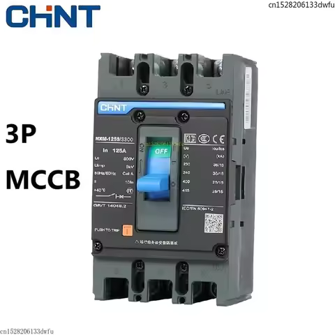 CHINT 10A-630A MCCB NXM Series 3P 4P Molded Case Circuit Breaker EZC100 NSX100 NSX100F EZC100F EZC10