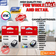 Original ink cartridge Canon 745 black or 746 colored for ip2870 ip2872 mg2470 mg2570 mg2577s mg2570