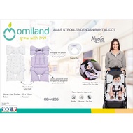 Moms_ Omiland Stroller Mat Bouncer/ Car Seat/ + Alpaca Series Dot Pillow - Ob 44201-4