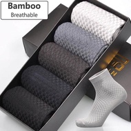 [Cutewomen2020] Short/Long Bamboo Fiber Tasteless Socks Sports Casual Business Fashion Socks