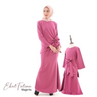 Baju Kurung Moden Ikat Fatima Kids in magenta