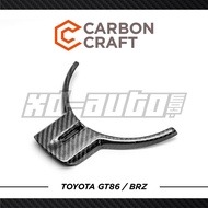 (GT86/ BRZ) CARBON CRAFT Carbon Fiber Steering Wheel Trim Cover