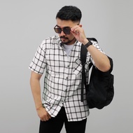 KEMEJA DGM Men's Premium Flannel Shirt Men's Flannel Shirt Men's Short Sleeve Flannel Shirt 2042