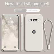 Straight Edge Liquid Silicone Case for Xiaomi Black Shark 4 BlackShark 3 4 4s 5 Pro TPU Soft Shockproof Phone Cover Coque Fundas