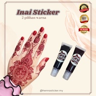 INAI UNTUK STICKER / INAI MERAH & MAROON UNTUK STICKER