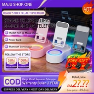 360° Fold Phone Holder Bluetooth Speaker Wireless Mini portable atmosphere light Portable Bluetooth 