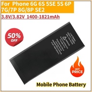 New Mobile Phone Battery 3.8V/3.82V 1400-1821mAh For  Phone 6G 6S 5SE 5S 6P 7G/7P 8G/8P SE2