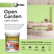 Cat Dalam Berkualiti Baik 5L Emulsion Paint Open Garden S 1020-G40Y 📌 5L Seqa Worldtex Extra 💢 Cat D