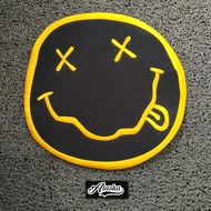 BACKPATCH BIGPATCH EMBLEM BORDIR BAND NIRVANA LOGO AKSESORIS JAKET