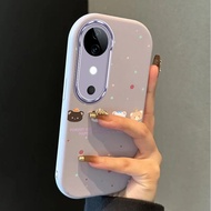 Vivo v40 v40Pro v30 v30pro 5G Precision Hole Polka Dot Panda Suitable for VIVO v27 v23 Phone Case VI