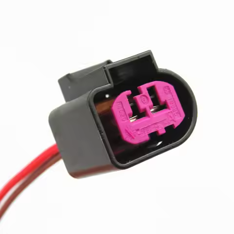 1J0 973 772 1J0973772 2 Pin Alternator Generator Regulator Plug Cable for Golf MK4 Beetle Magotan Sa