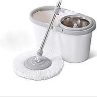 Spin Mop 360° Self Wringing Spinning Mop Washable Microfiber Mop Heads Easy to Use and Store Decoration