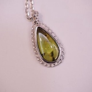 榍石 天然石 5.99ct 手工純銀墜子項鍊 Sphene sterling silver