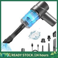 Handheld Vacuum Cordless Gray ABS 6000PA Powerful 120W  Mini Hand Held Vacuum for Home,Pet Hair,Car