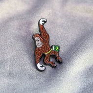 Ape Index 琺瑯別針 送給登山客和抱石客的禮物 攀岩針 등반 kuraimingu