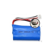 Li-on 2s 7.4V 3000mAh 18650 Battery Lipo SM 2pin 3pin T Plug JST Connector for RC Car  RC Heli  RC B