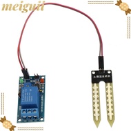 MEIGUII Relay Control Module, DC12V 1.7x5x2.5cm/0.67x1.97x0.98in Soil Humidity Sensor, Premium with 